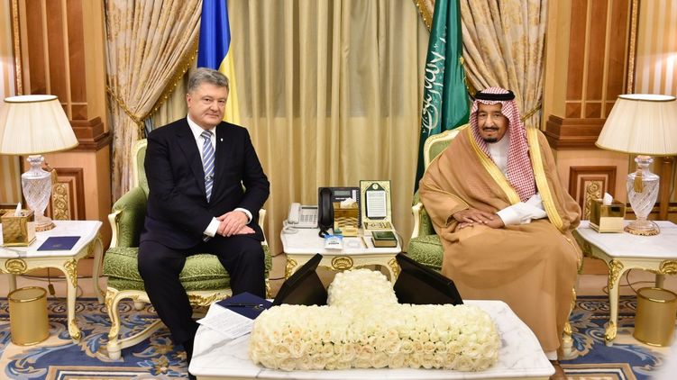 Президент Украины провел переговоры с королем Саудовской Аравии. фото: president.gov.ua