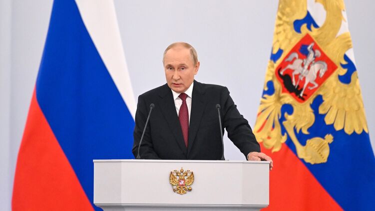 Путин в Георгиевском зале Кремля признал аннексию украинских территорий