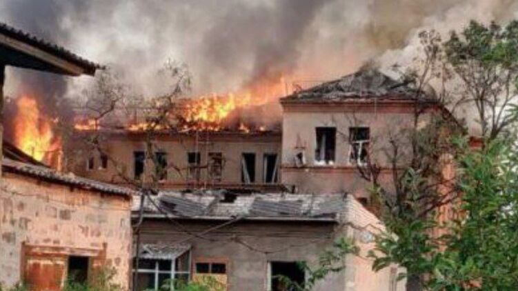 Последствия удара по Торецку Донецкой области