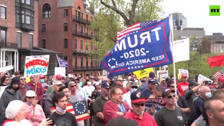 Бостон протесты