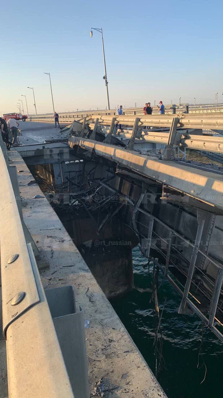 Фото 5 после взрыва на мосту