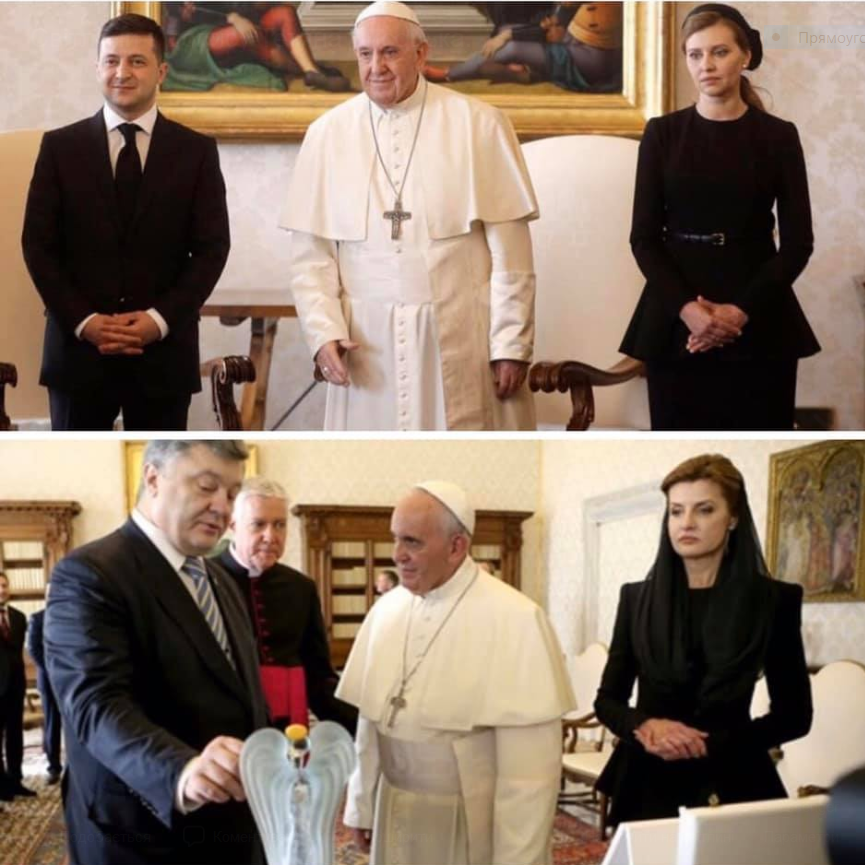 Встречи президентов Украины с Папой Римским