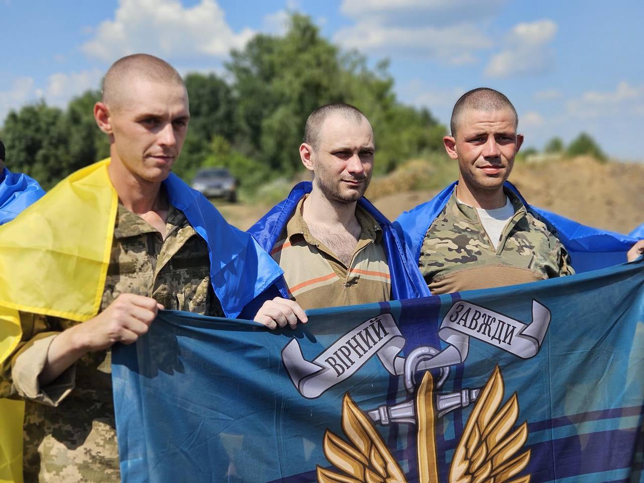 Фото (2) освобождённых военных ВСУ. Источник - Телеграм